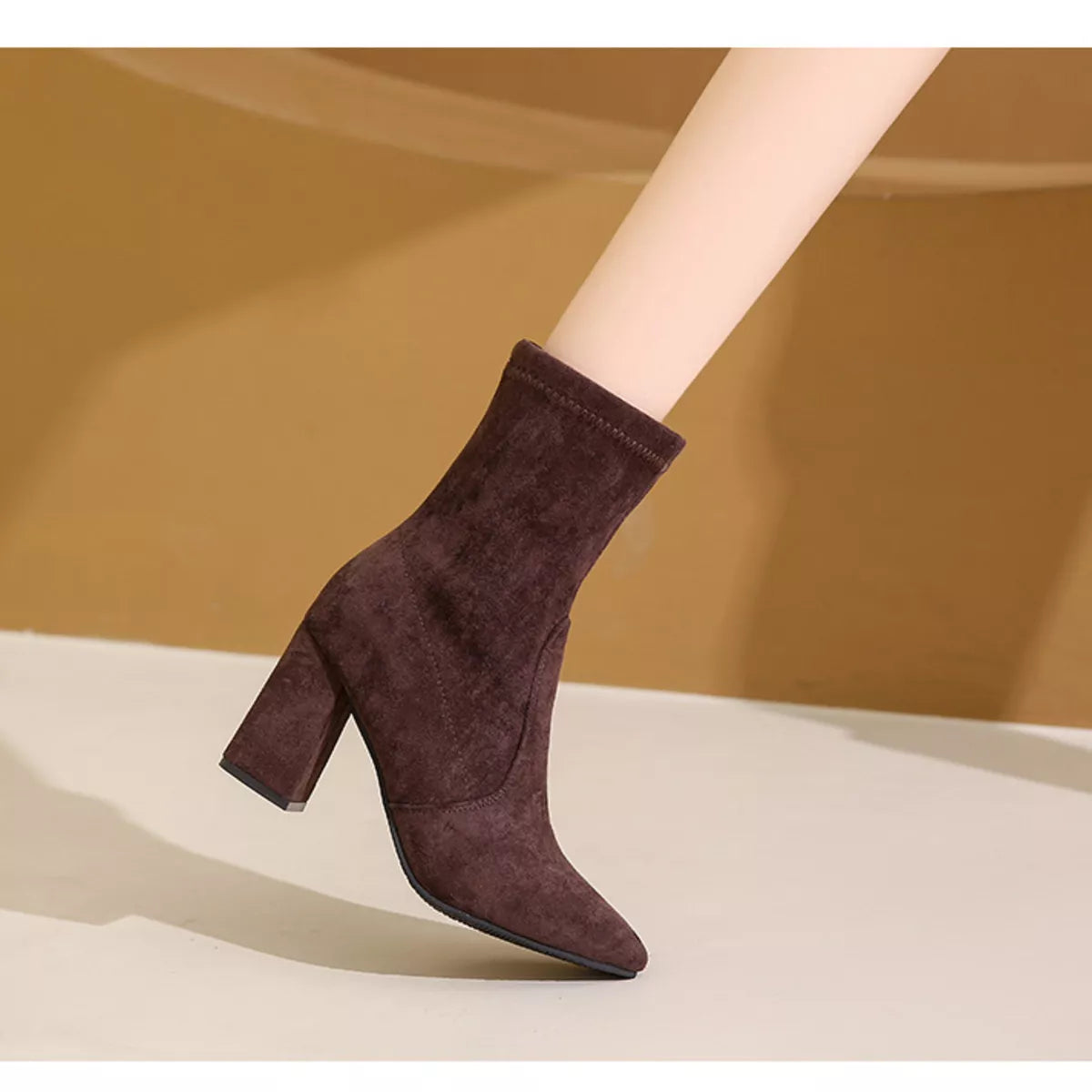 Elsbeth boots i mocka