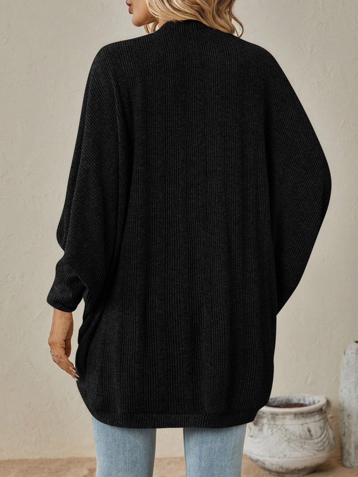 Fiorella cardigan med fladdermusärm