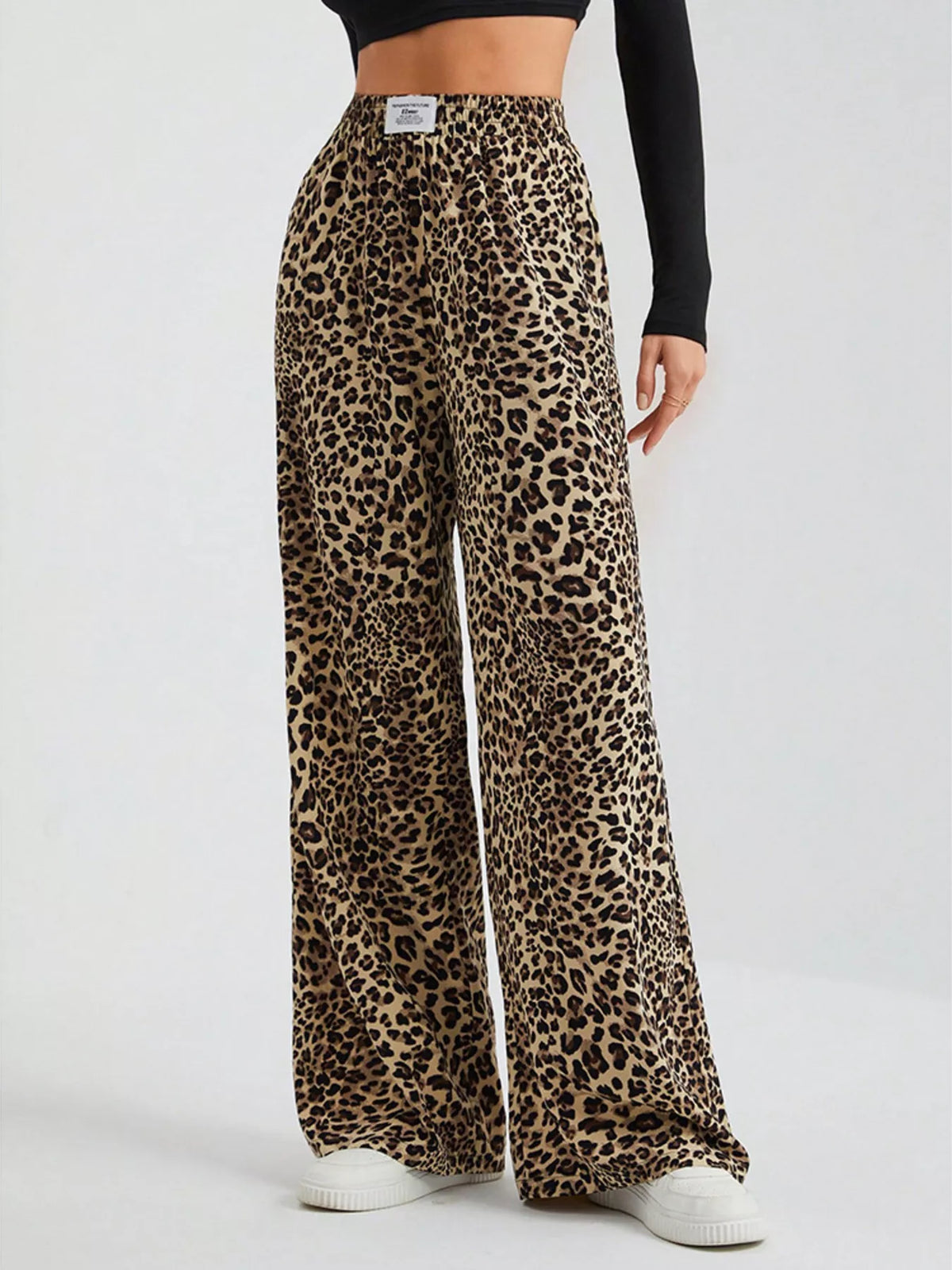 Ingela vidbenta byxor, leopard
