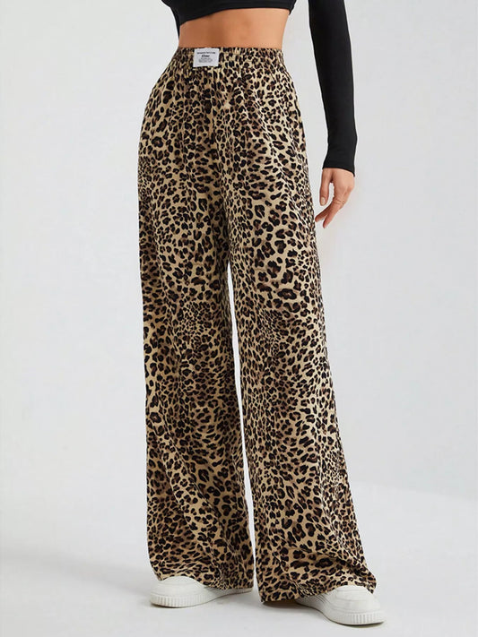 Ingela vidbenta byxor, leopard