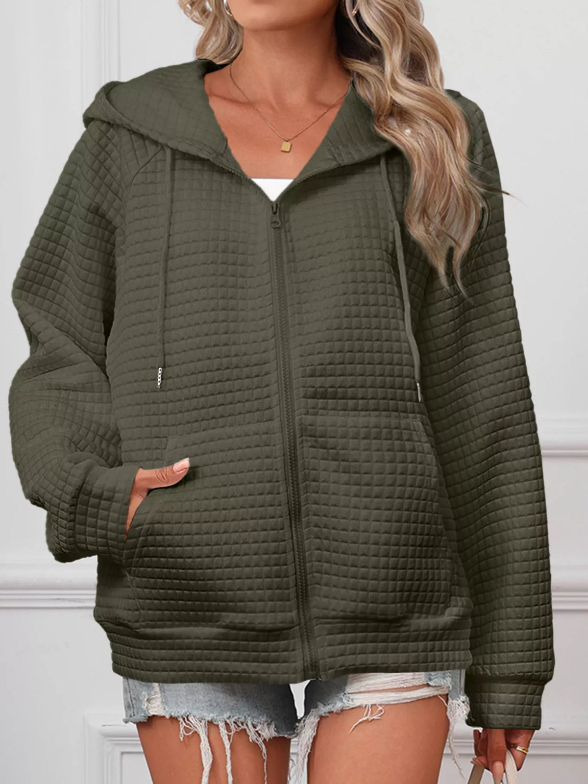 Nova quiltad hoodie