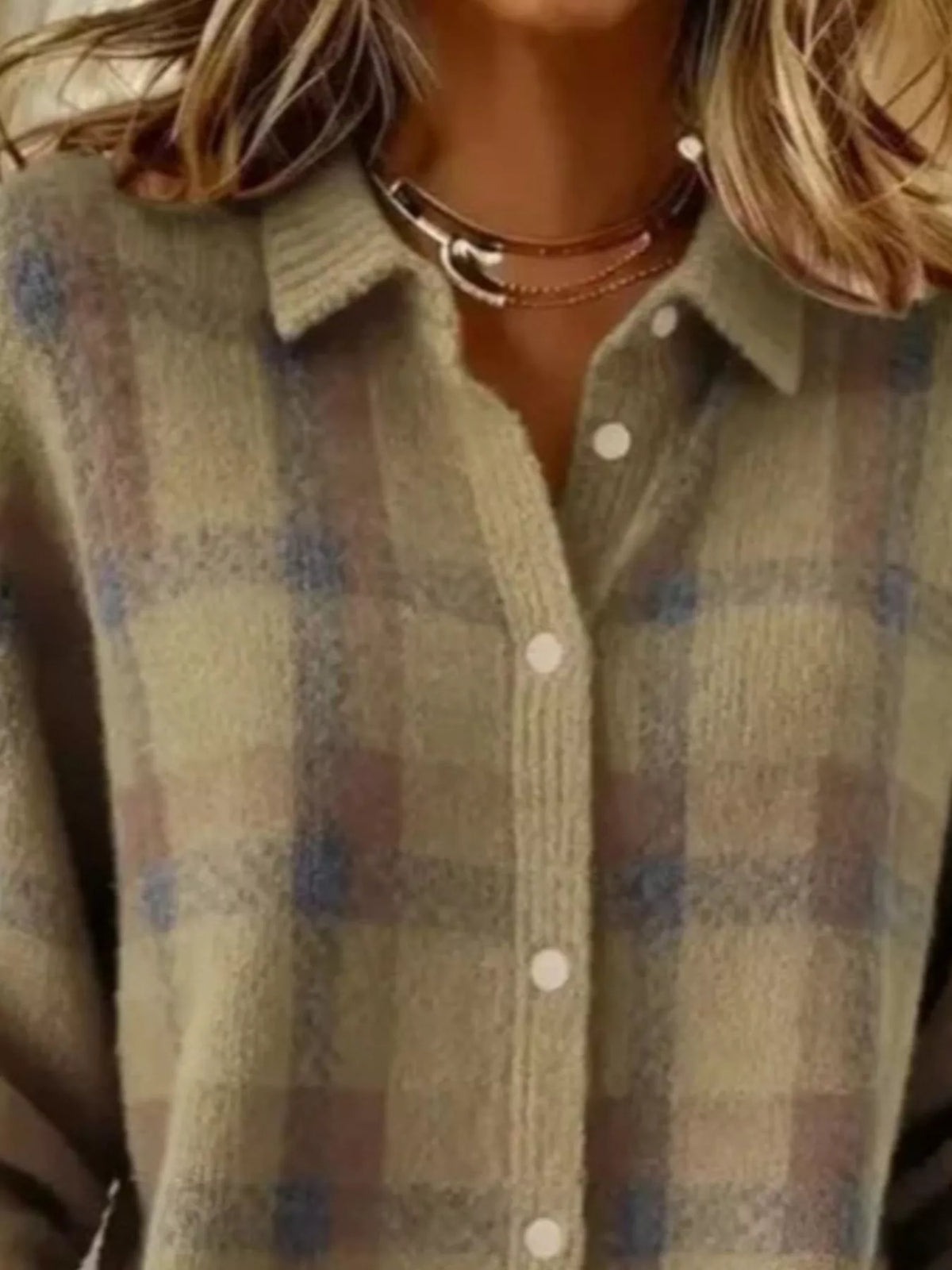 Yasmin rutig cardigan