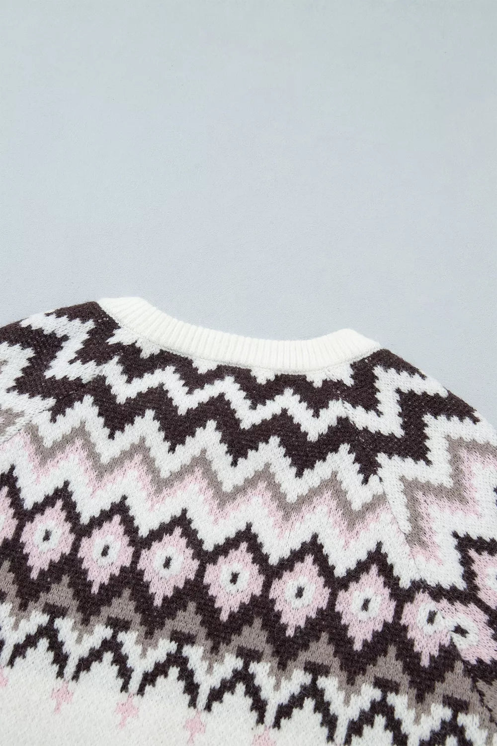 Sigurlaug geometrisk cardigan