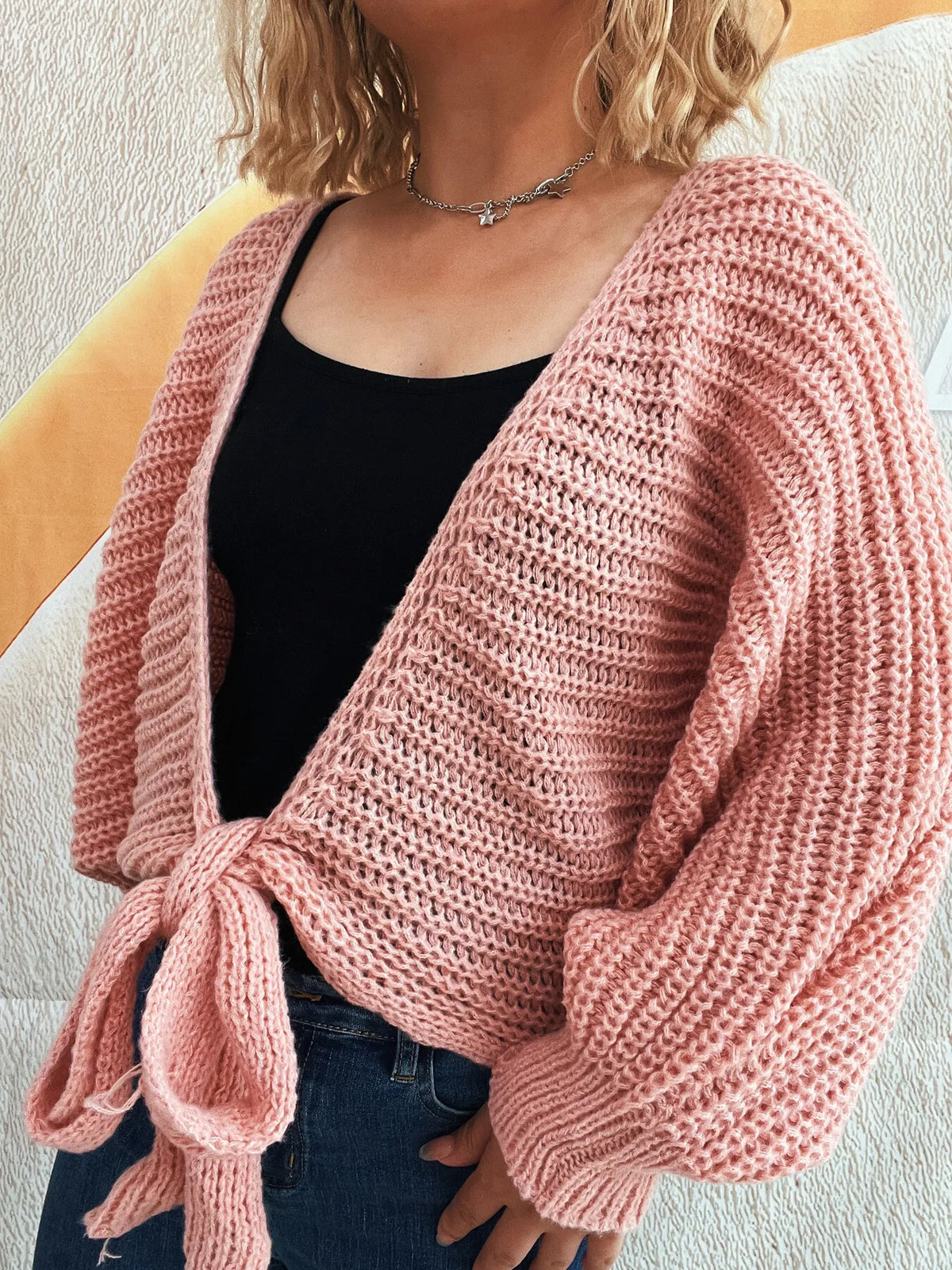 Josette croppad cardigan