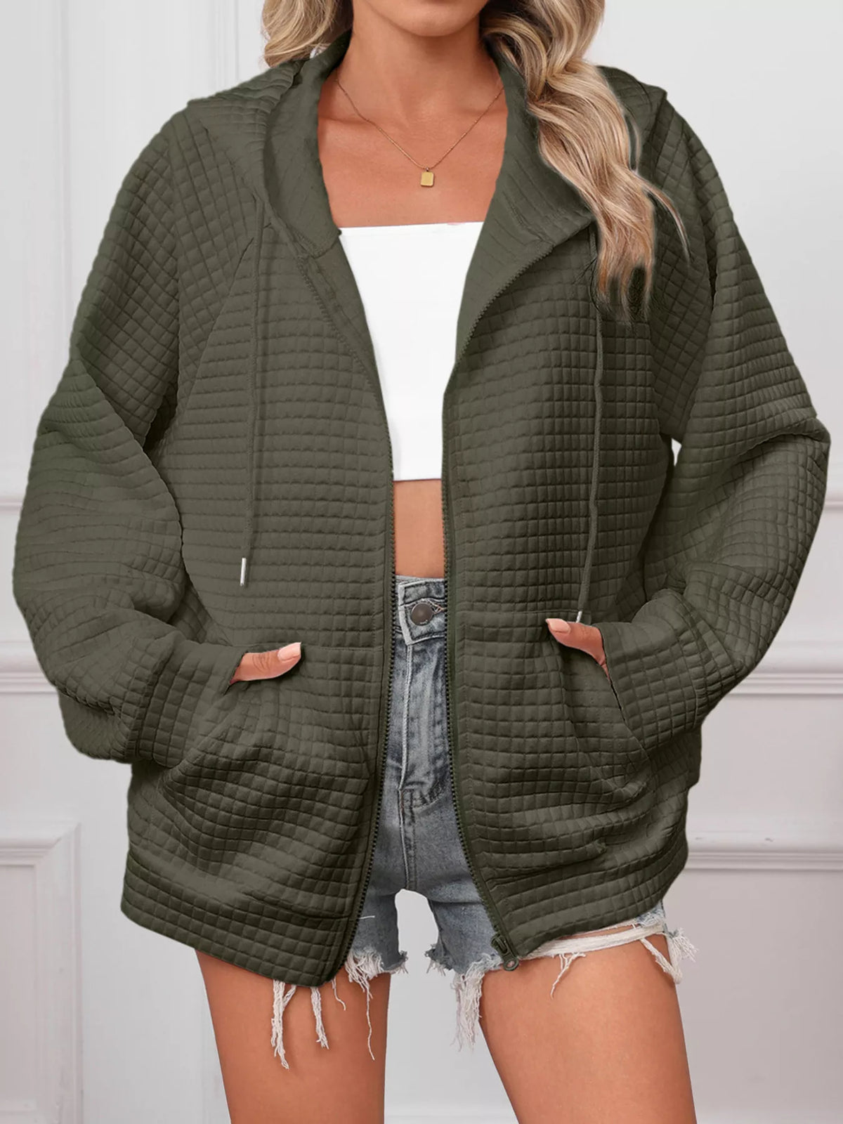 Nova quiltad hoodie