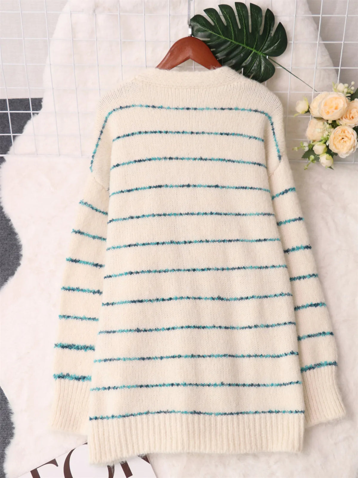 Saskia randig cardigan