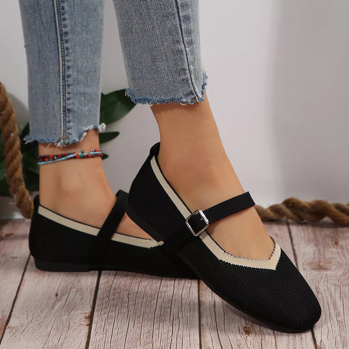 Sheryl slip-ons i mesh