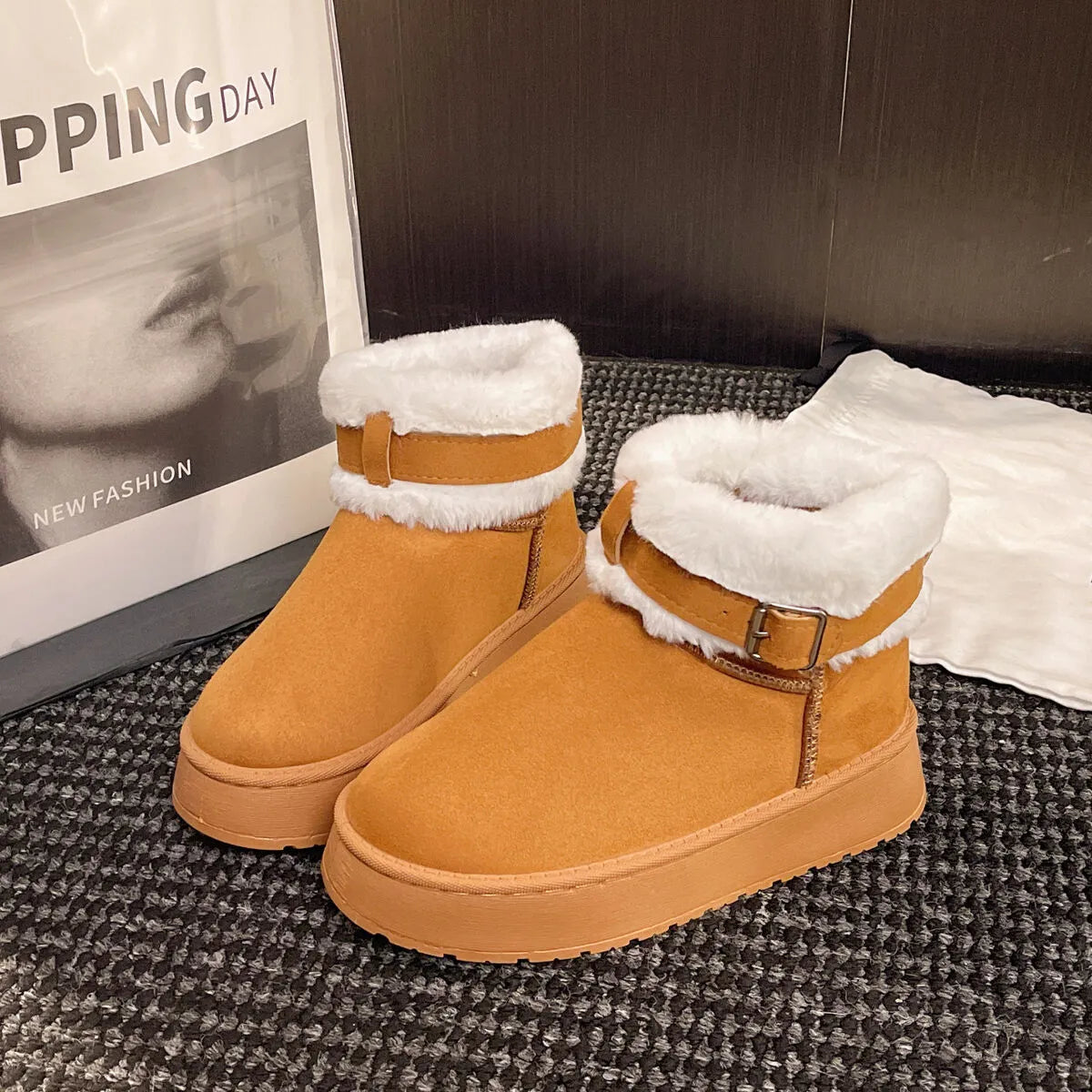 Liesel fleecefodrade boots