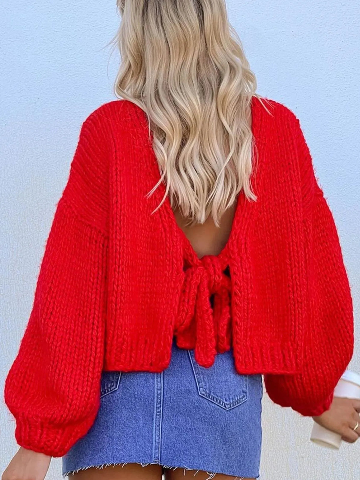 Amya croppad cardigan