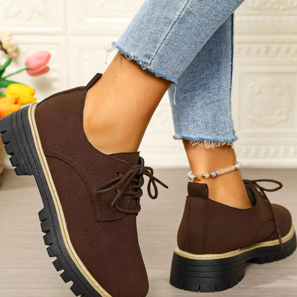 Florine loafers i mocka