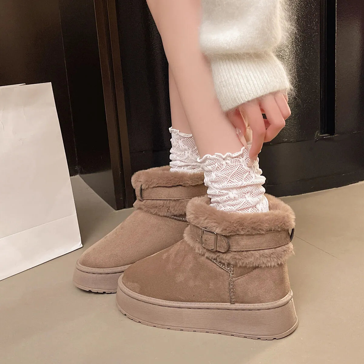 Liesel fleecefodrade boots
