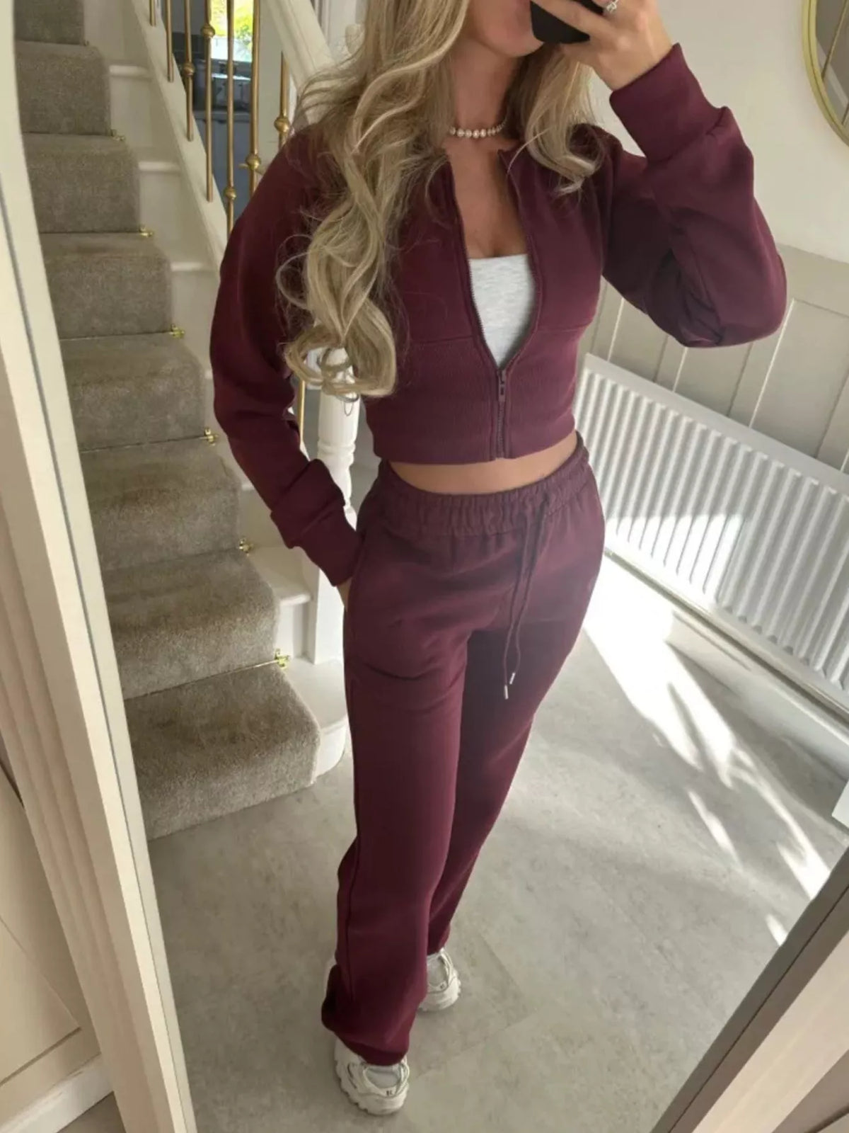 Silke högmidjat set