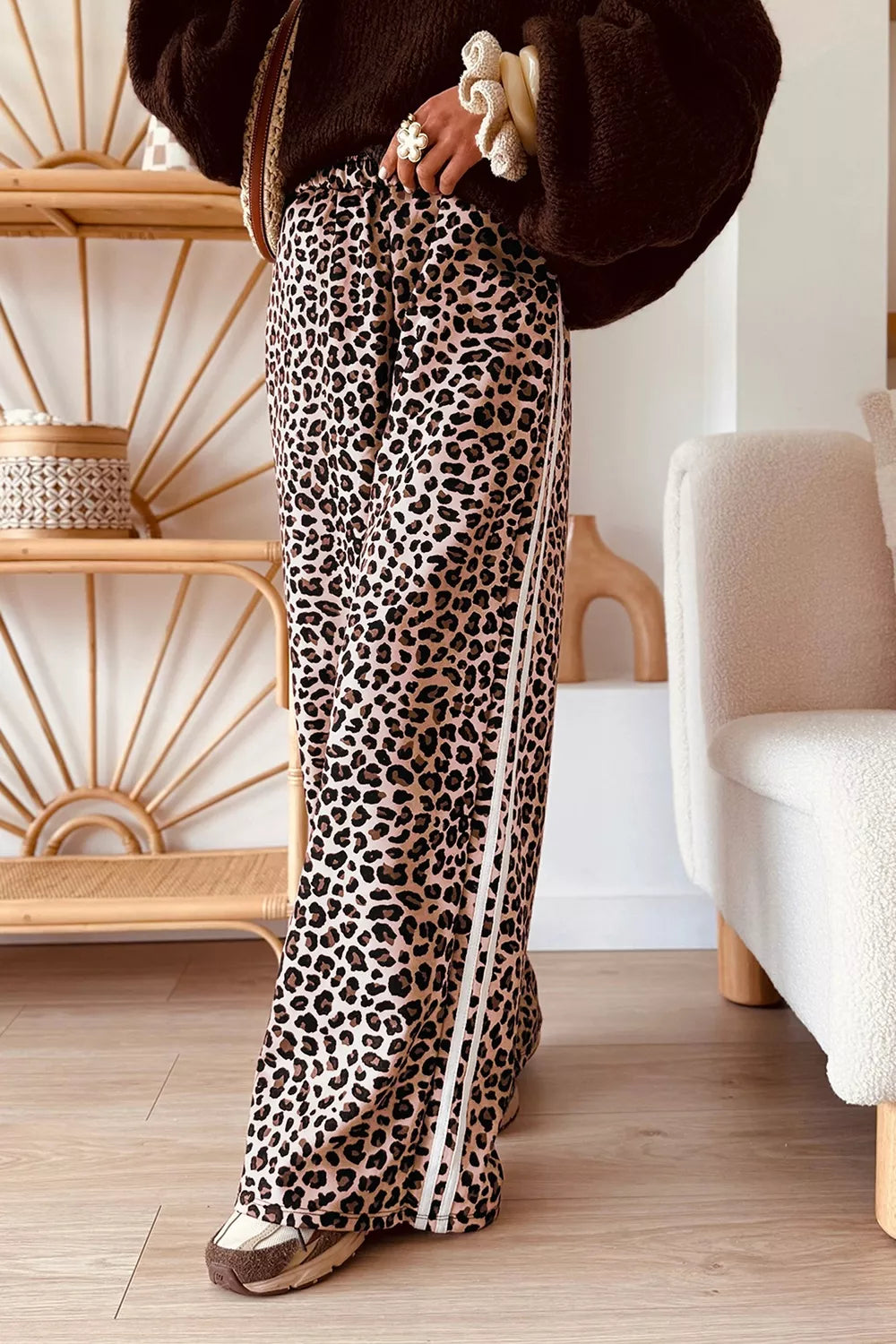 Julia leopardmönstrade byxor, leopard
