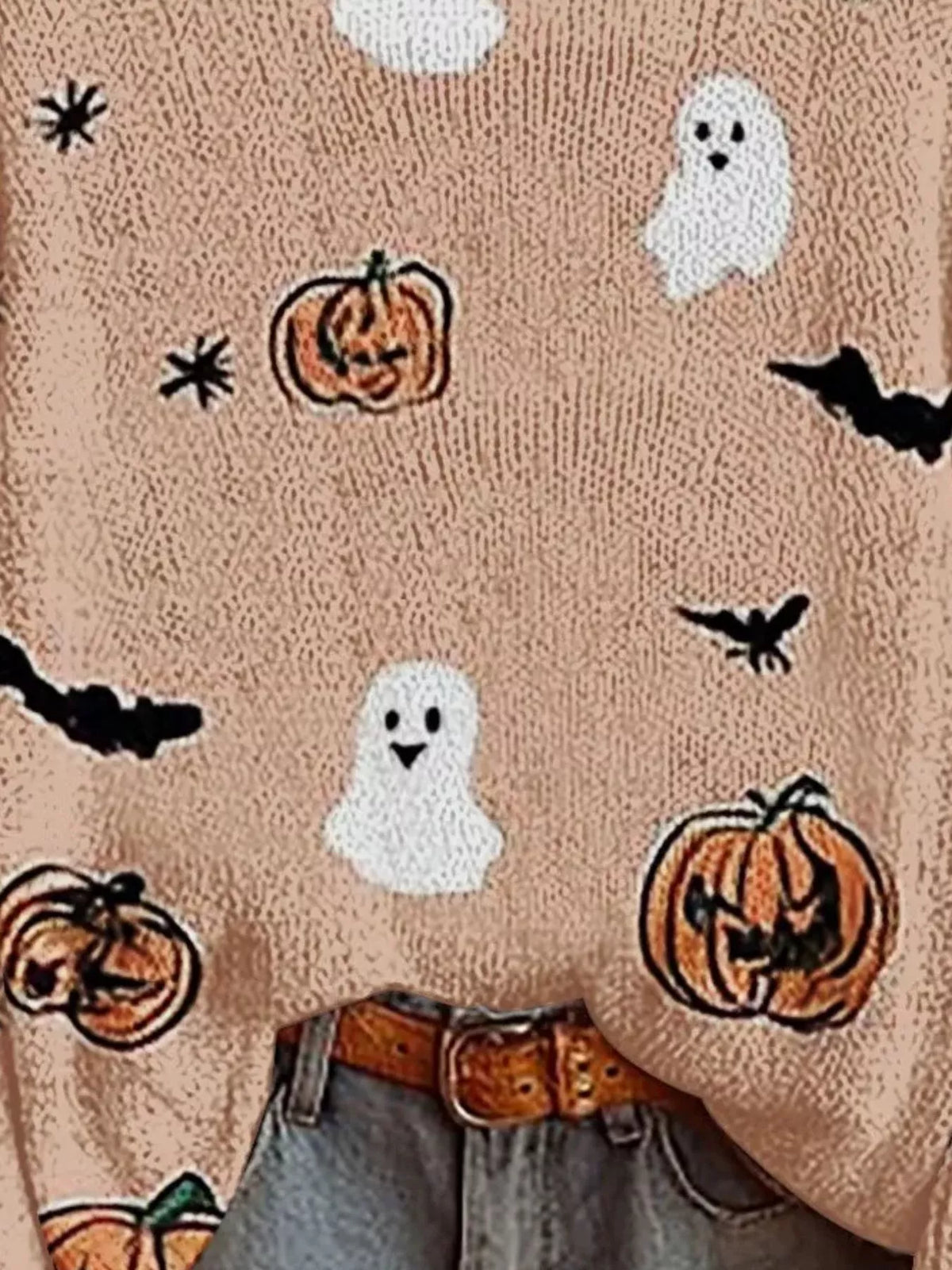 Åsne tröja med halloweenmotiv