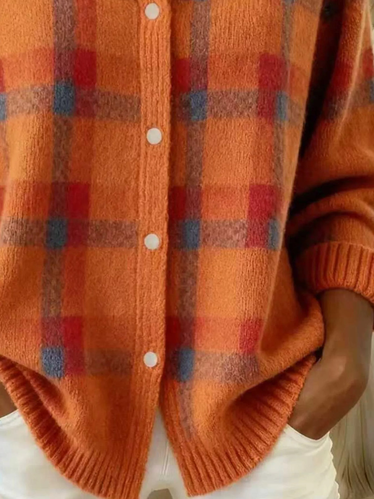 Yasmin rutig cardigan