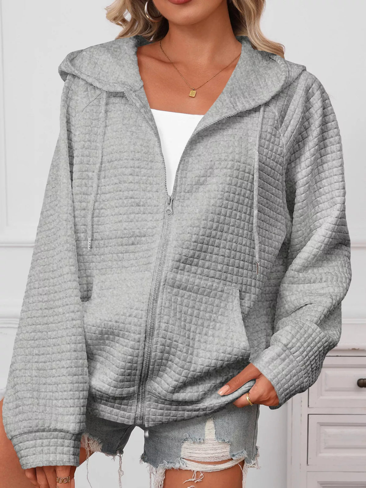 Nova quiltad hoodie