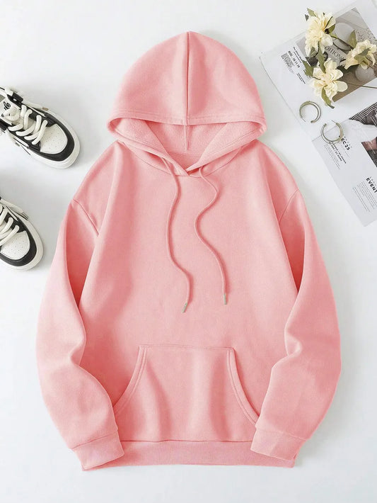 Elfrida hoodie med texttryck