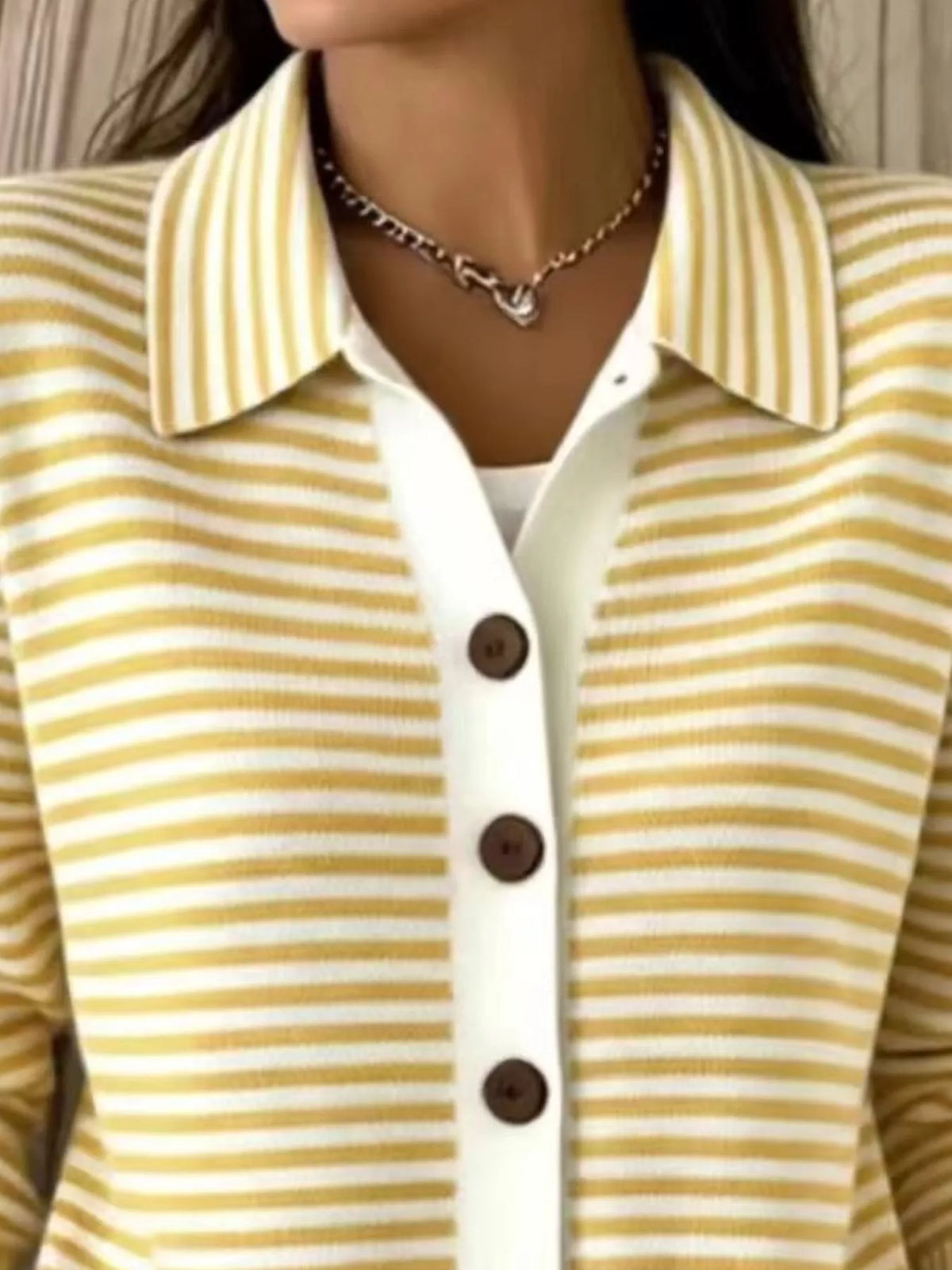 Aglaia randig cardigan