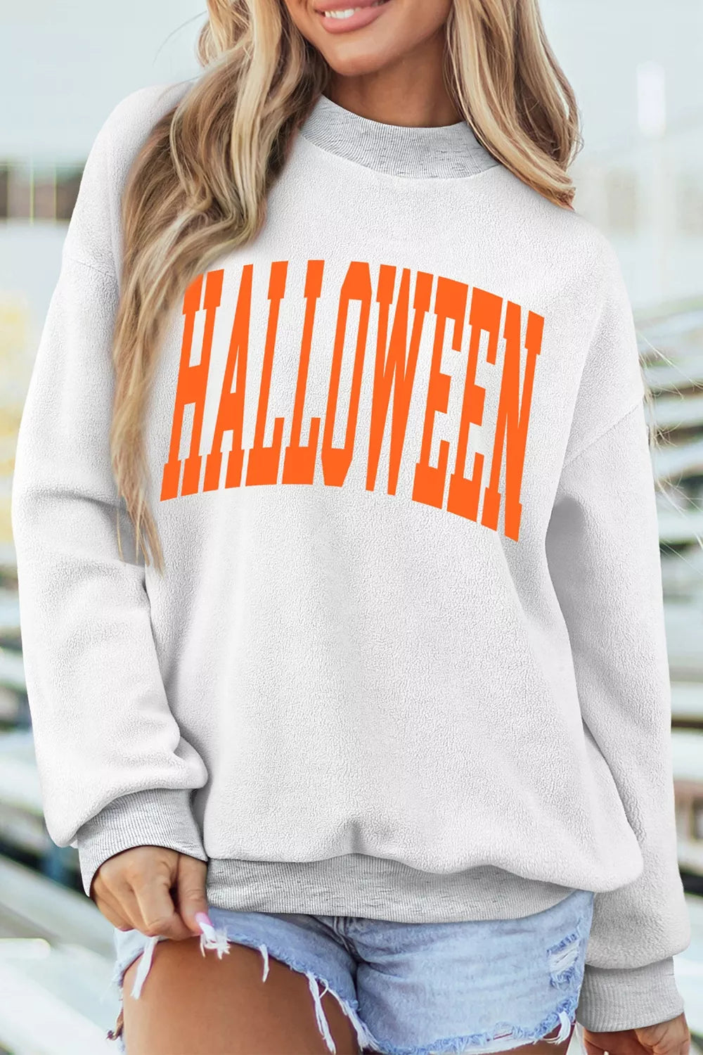 Bothild sweatshirt med pumpamotiv
