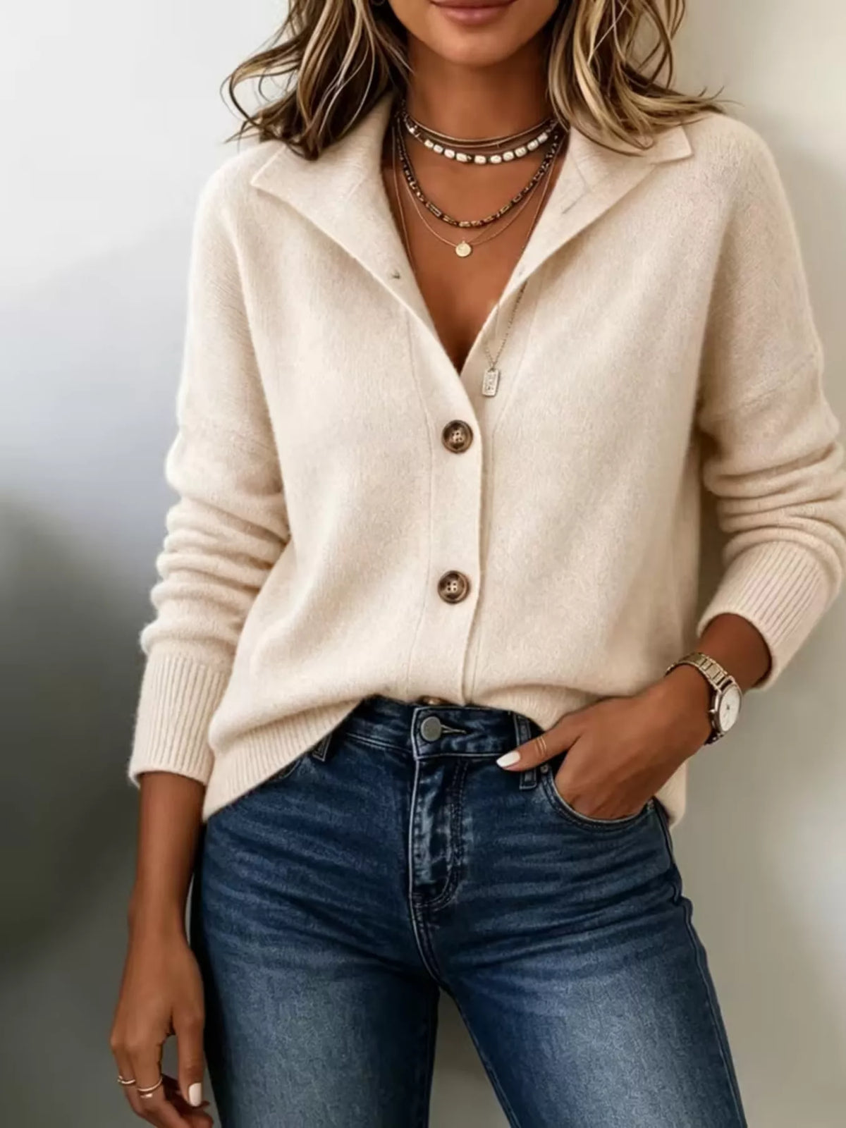 Maddie knäppt cardigan