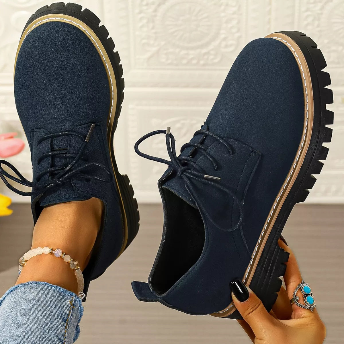Florine loafers i mocka