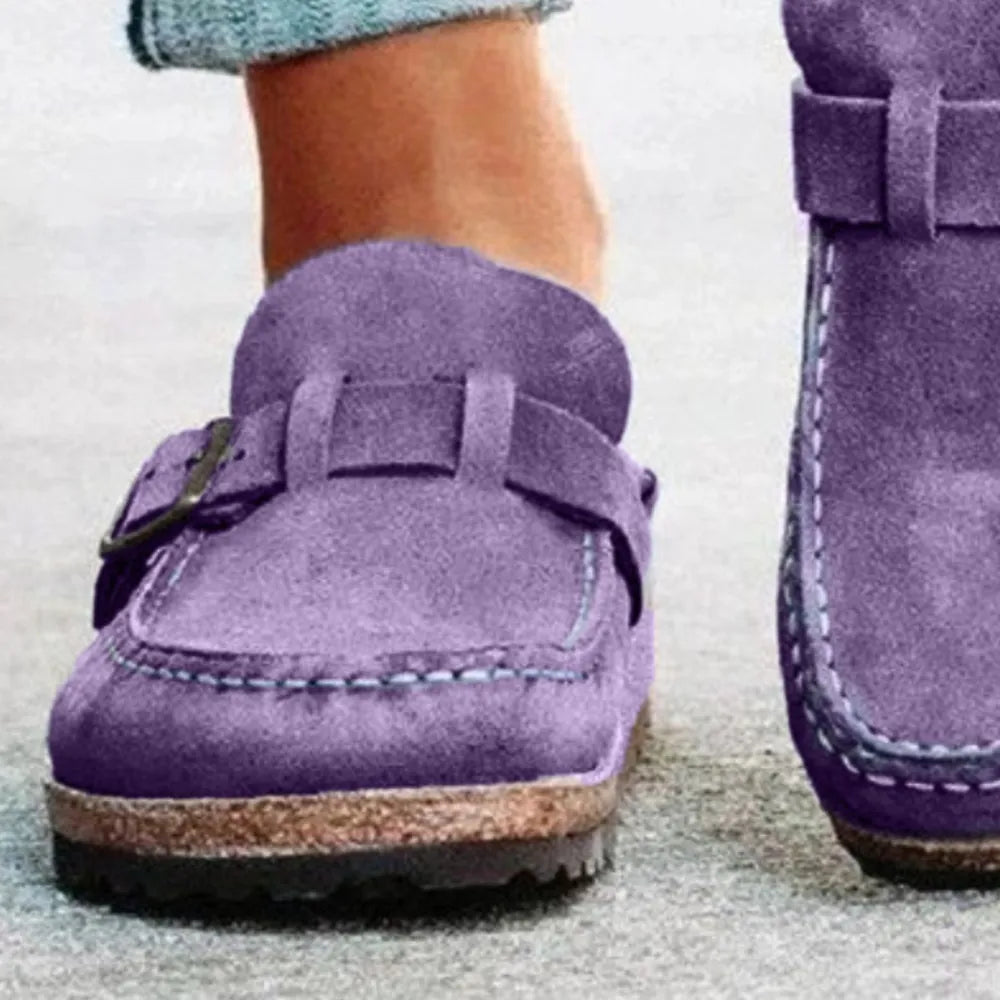 Maeve loafers i läderlook