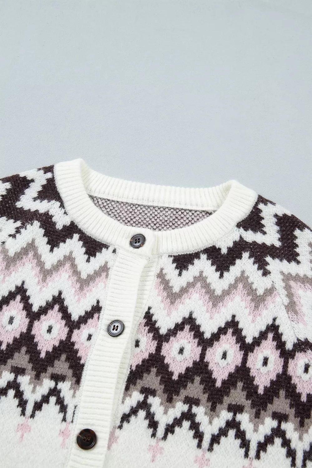 Sigurlaug geometrisk cardigan