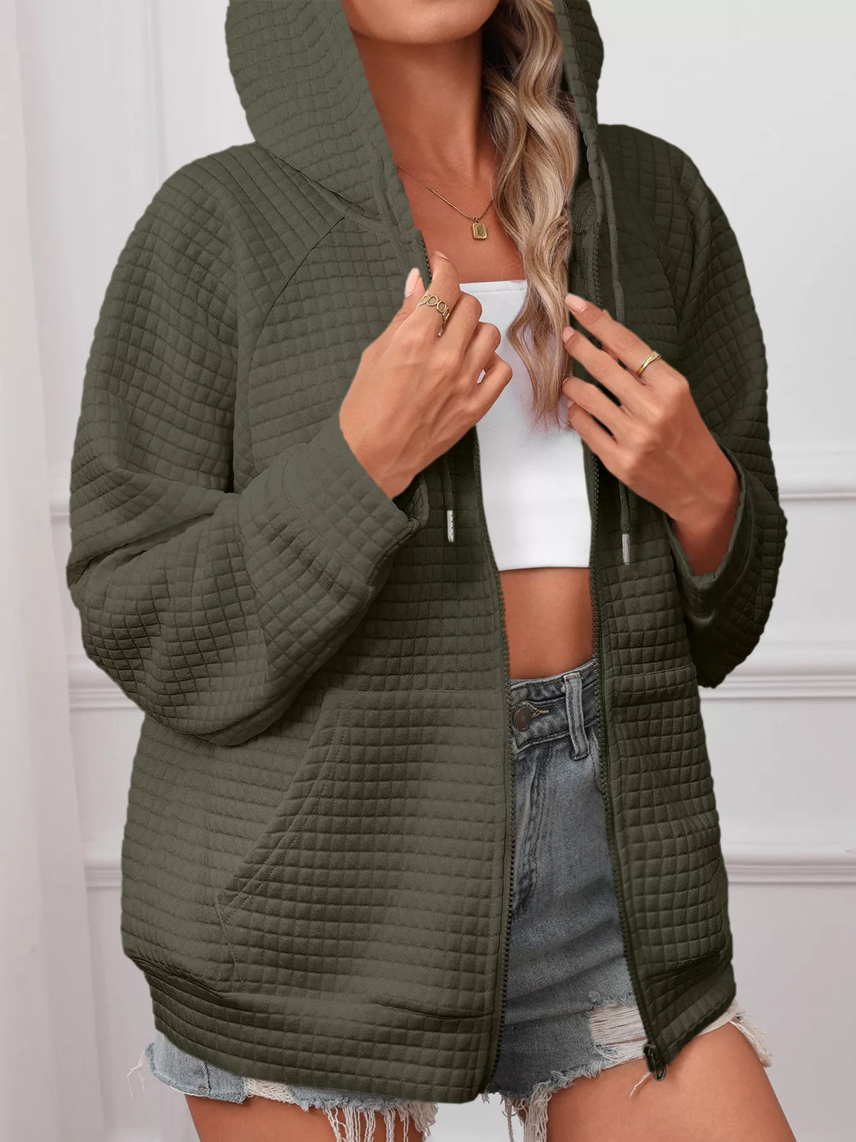 Nova quiltad hoodie