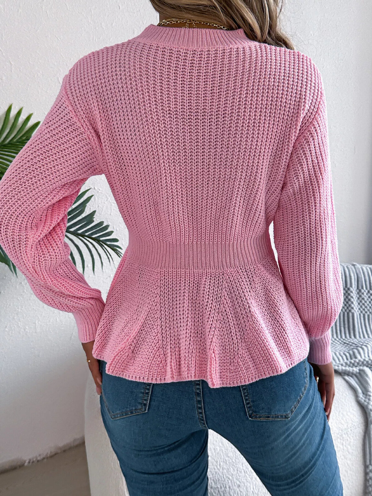 Dea tröja med peplum