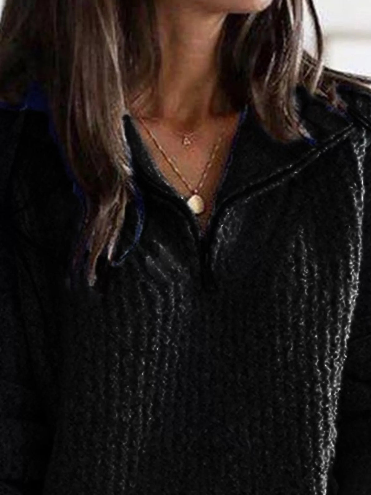 Ilaria ribbstickad tröja