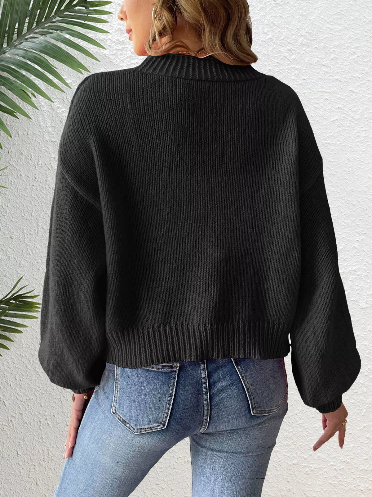 Monica cardigan med rosett