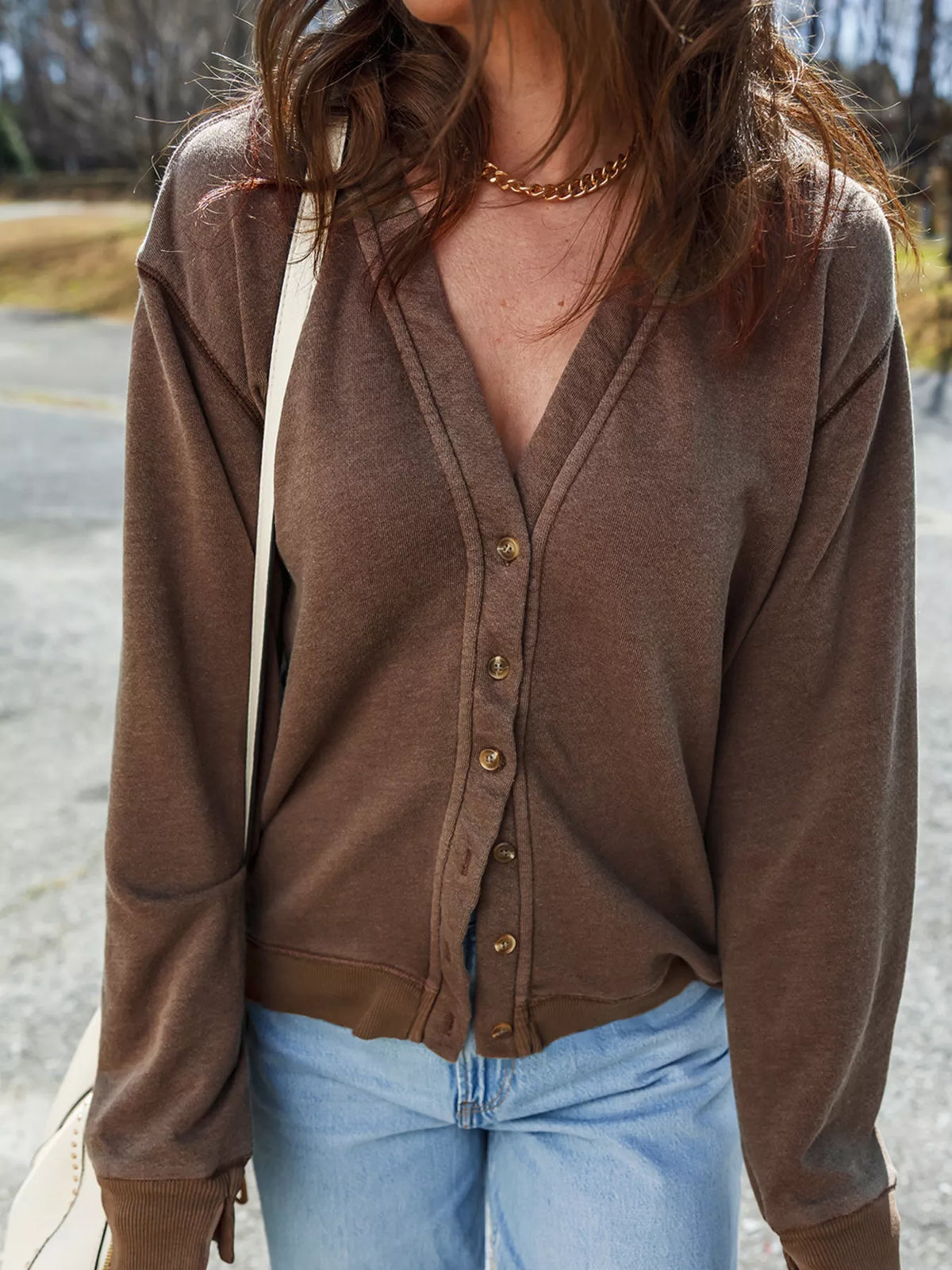 Solvei v-ringad cardigan