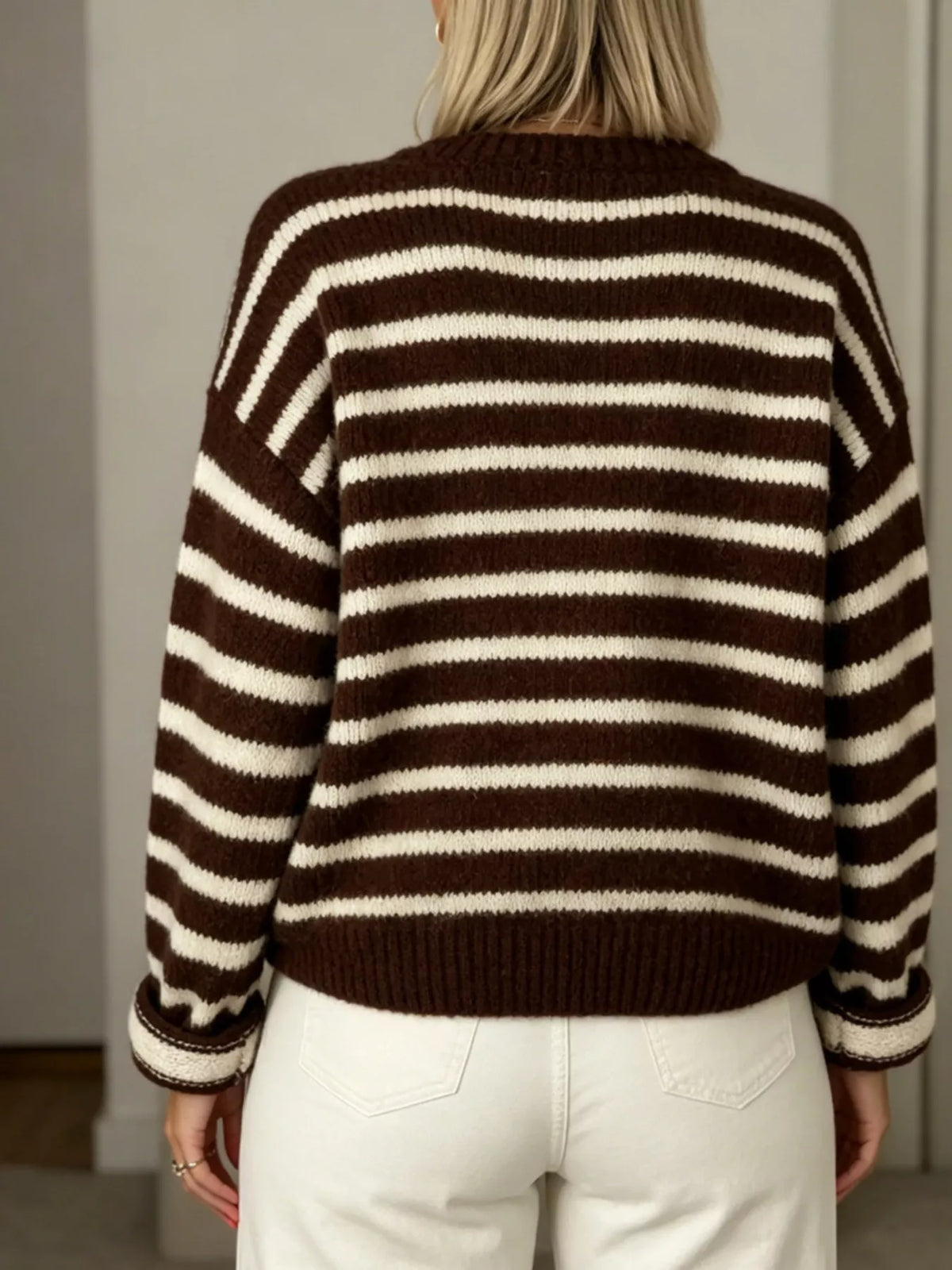 Matilda randig cardigan