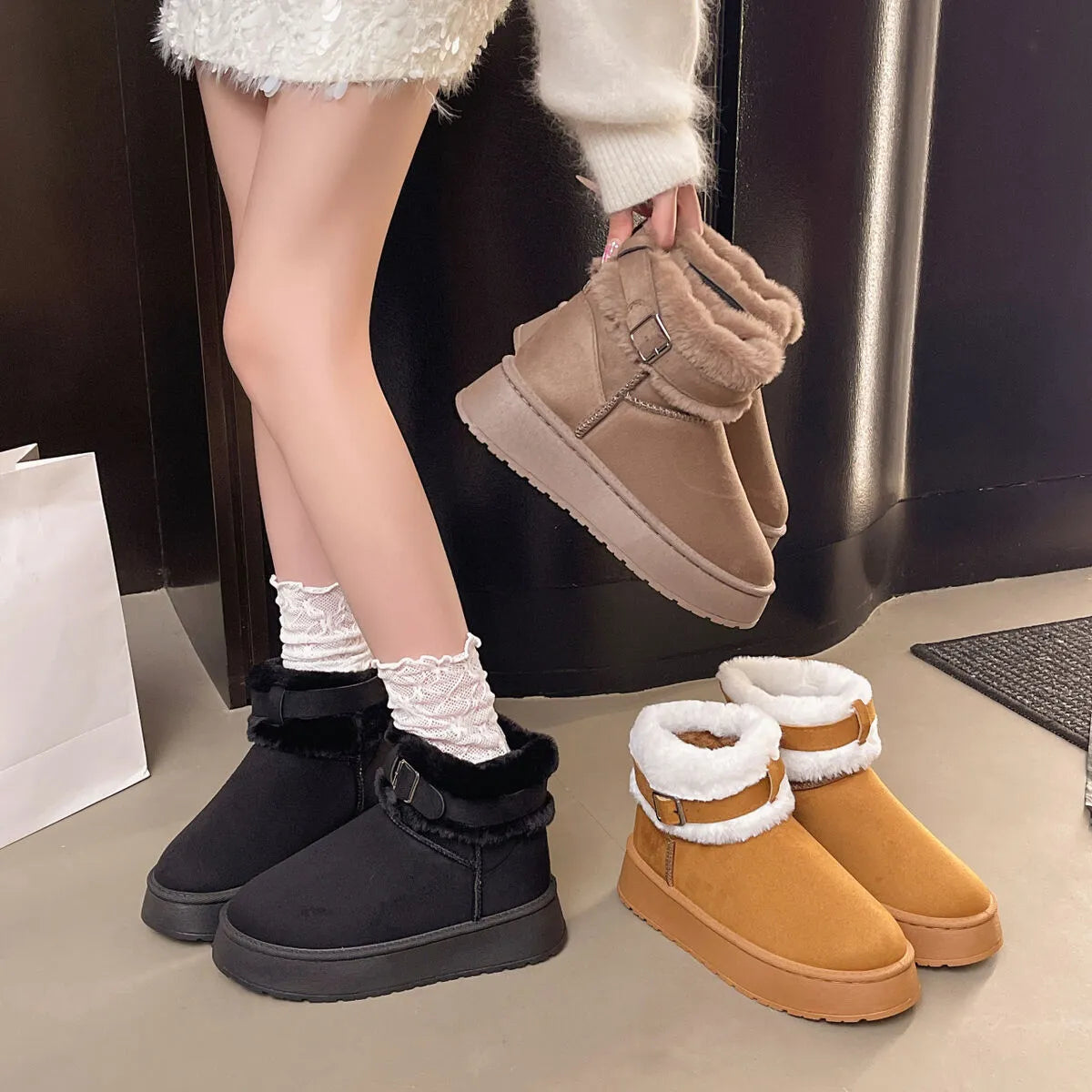 Liesel fleecefodrade boots