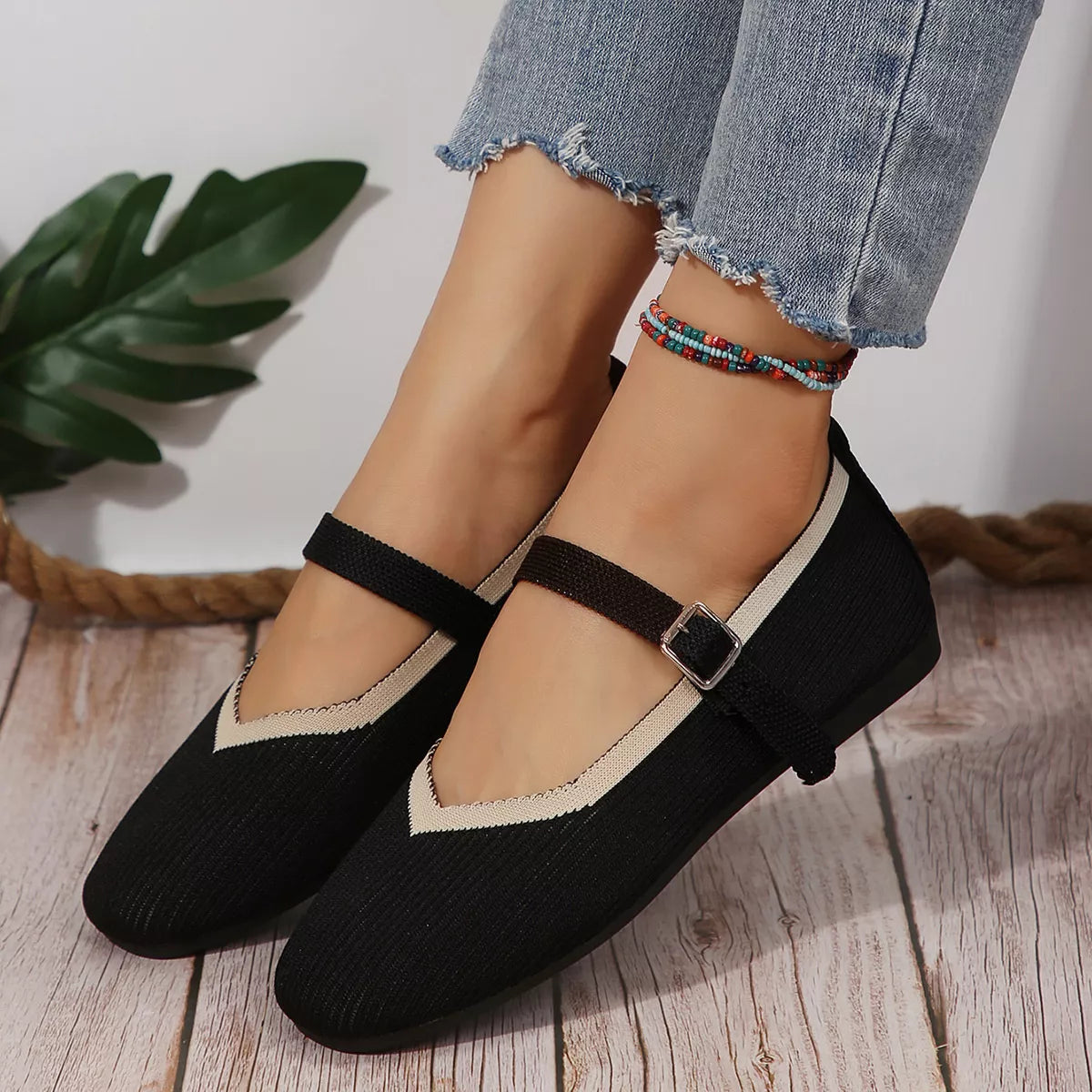 Sheryl slip-ons i mesh