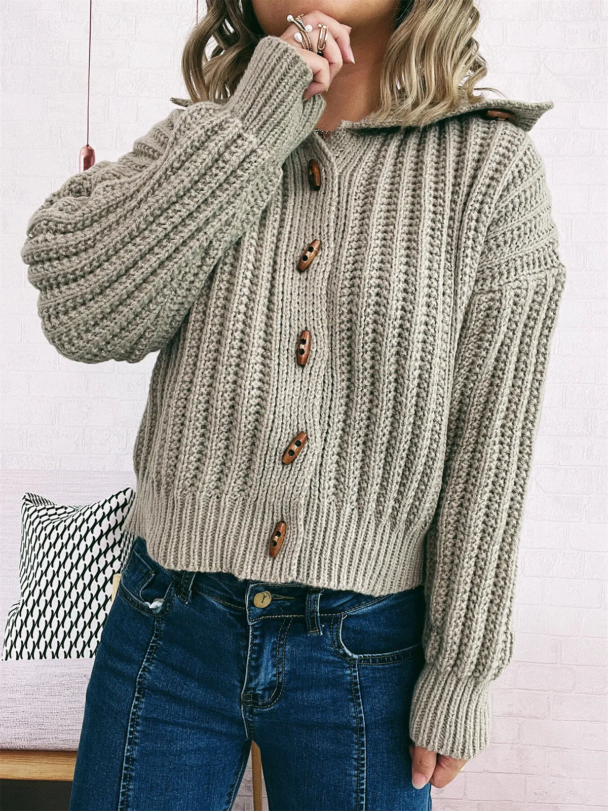 Zelda croppad cardigan