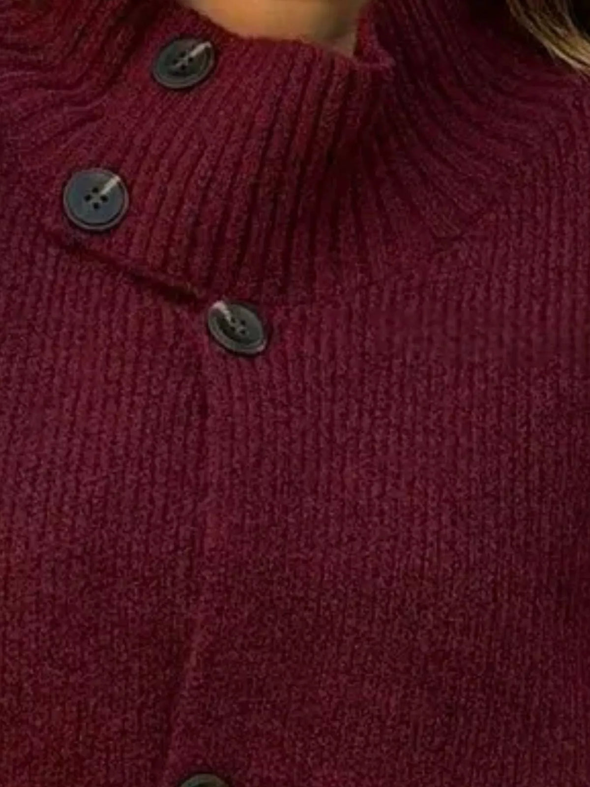 Gro cardigan med halvpolo