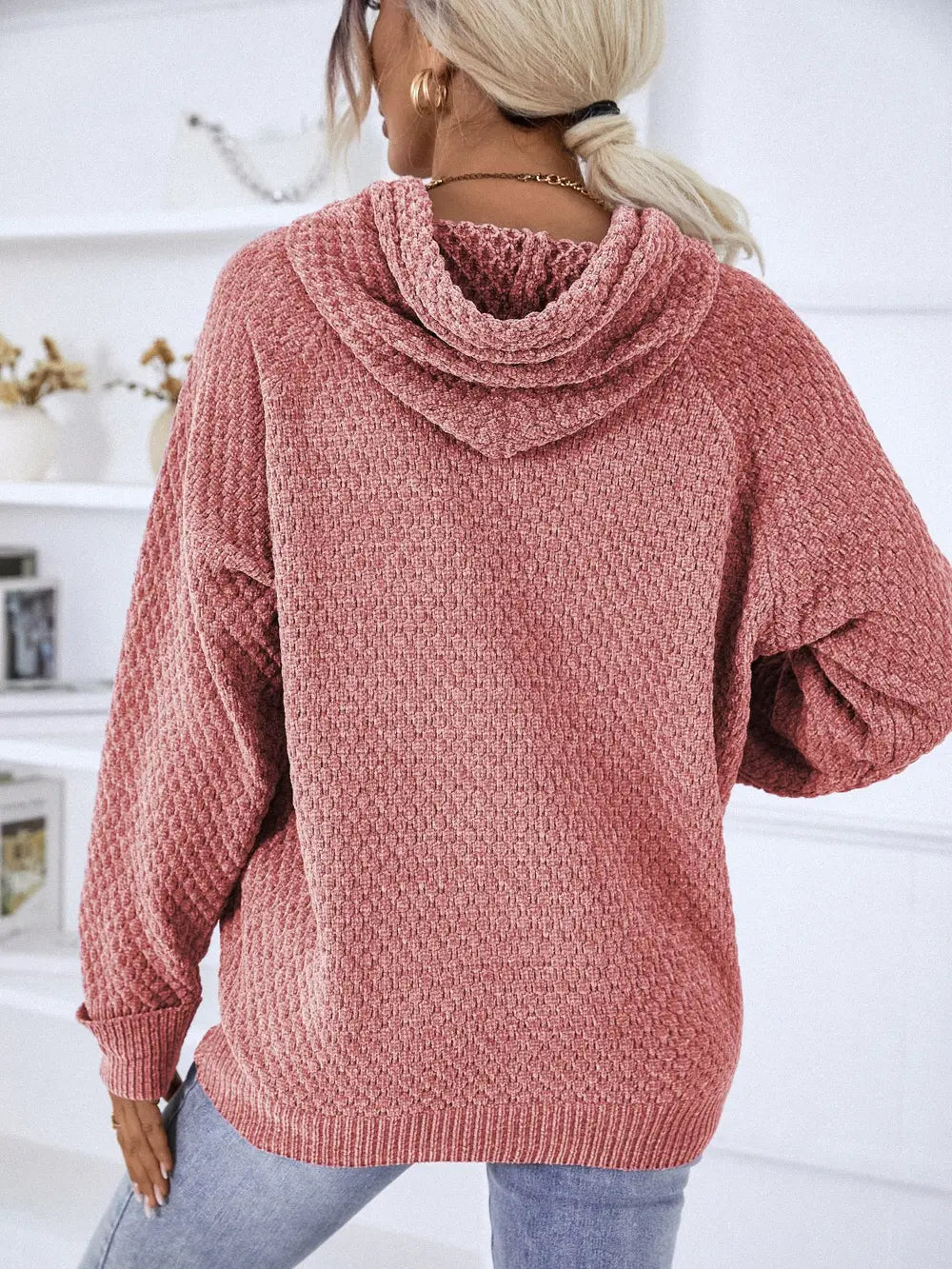 Felisa stickad hoodie