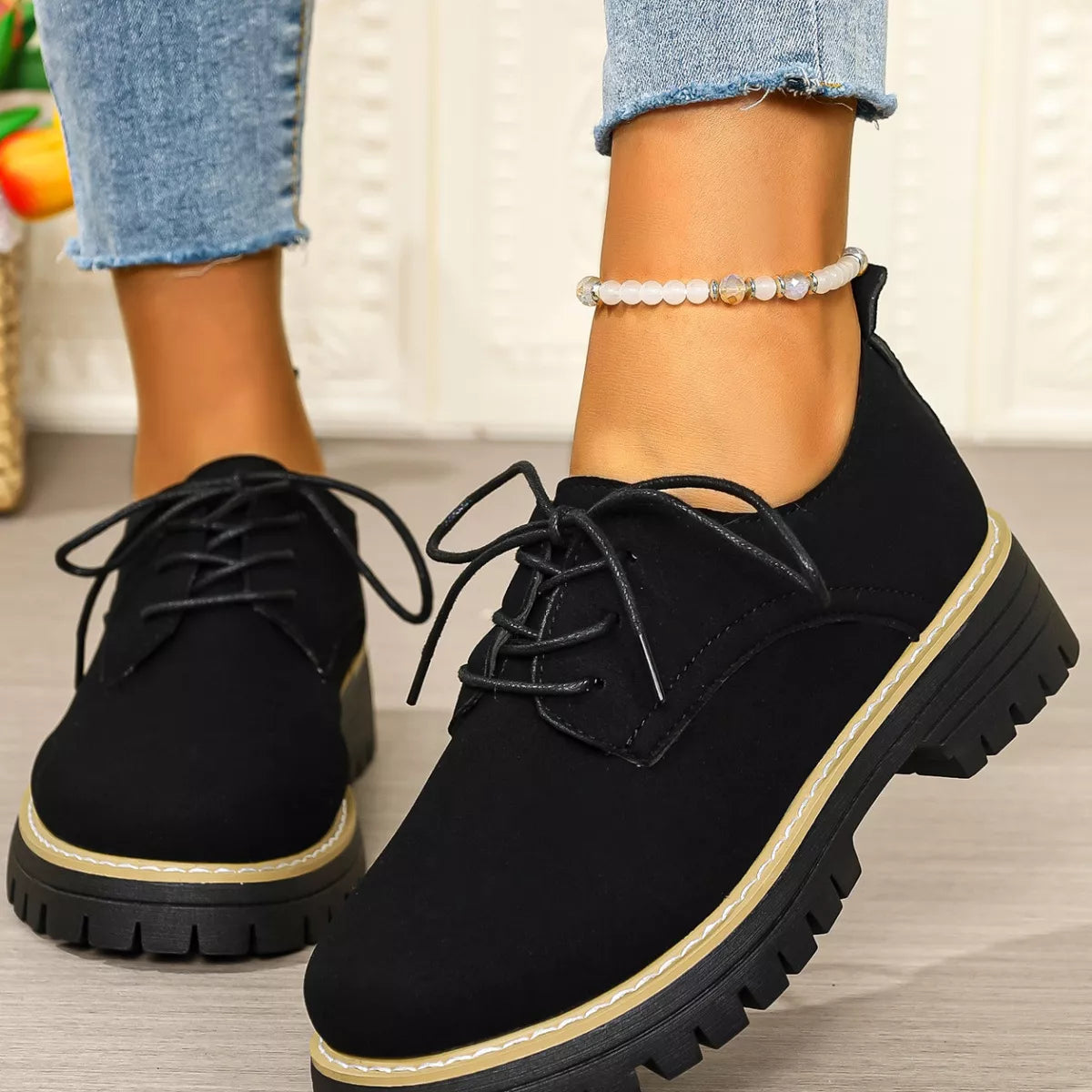 Florine loafers i mocka