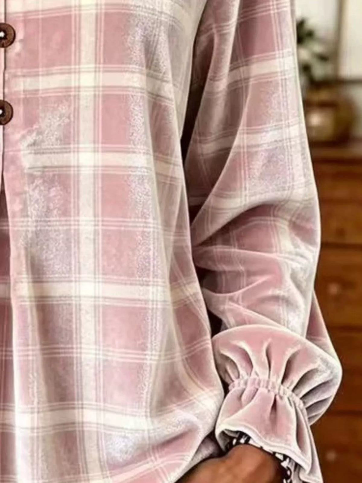 Emelie rutig blus