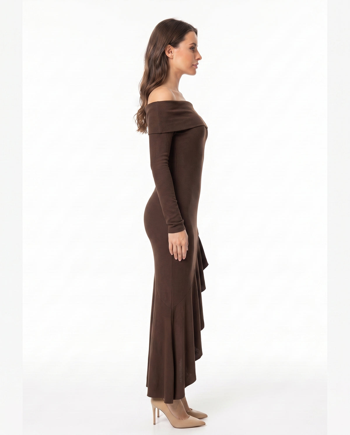 Lovisa off-shoulder maxiklänning