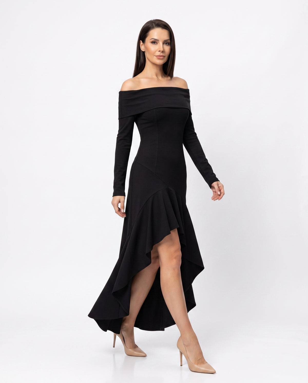 Lovisa off-shoulder maxiklänning