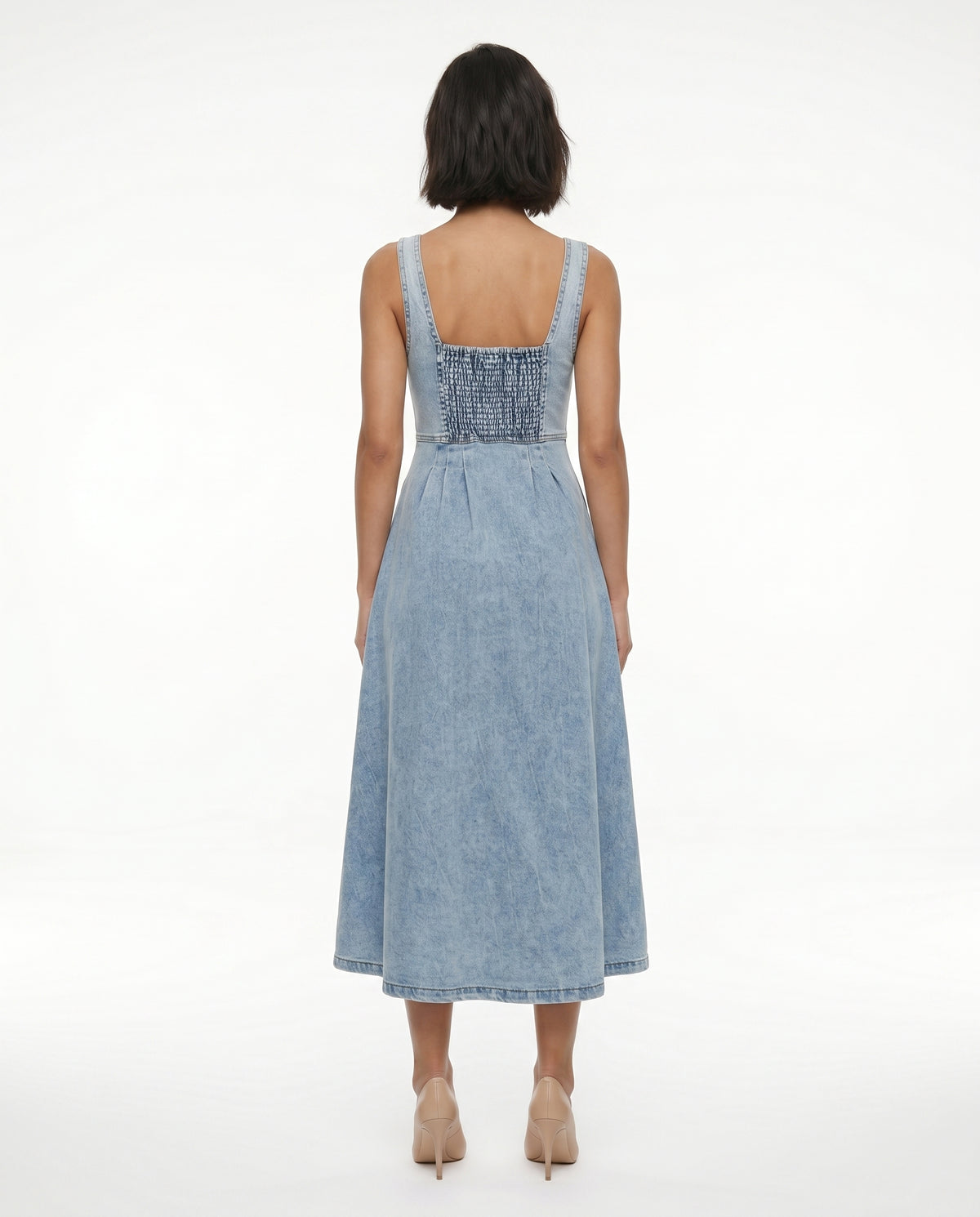 Ingrid midiklänning i denim