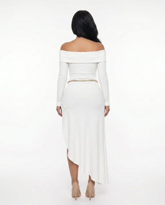 Lovisa off-shoulder maxiklänning