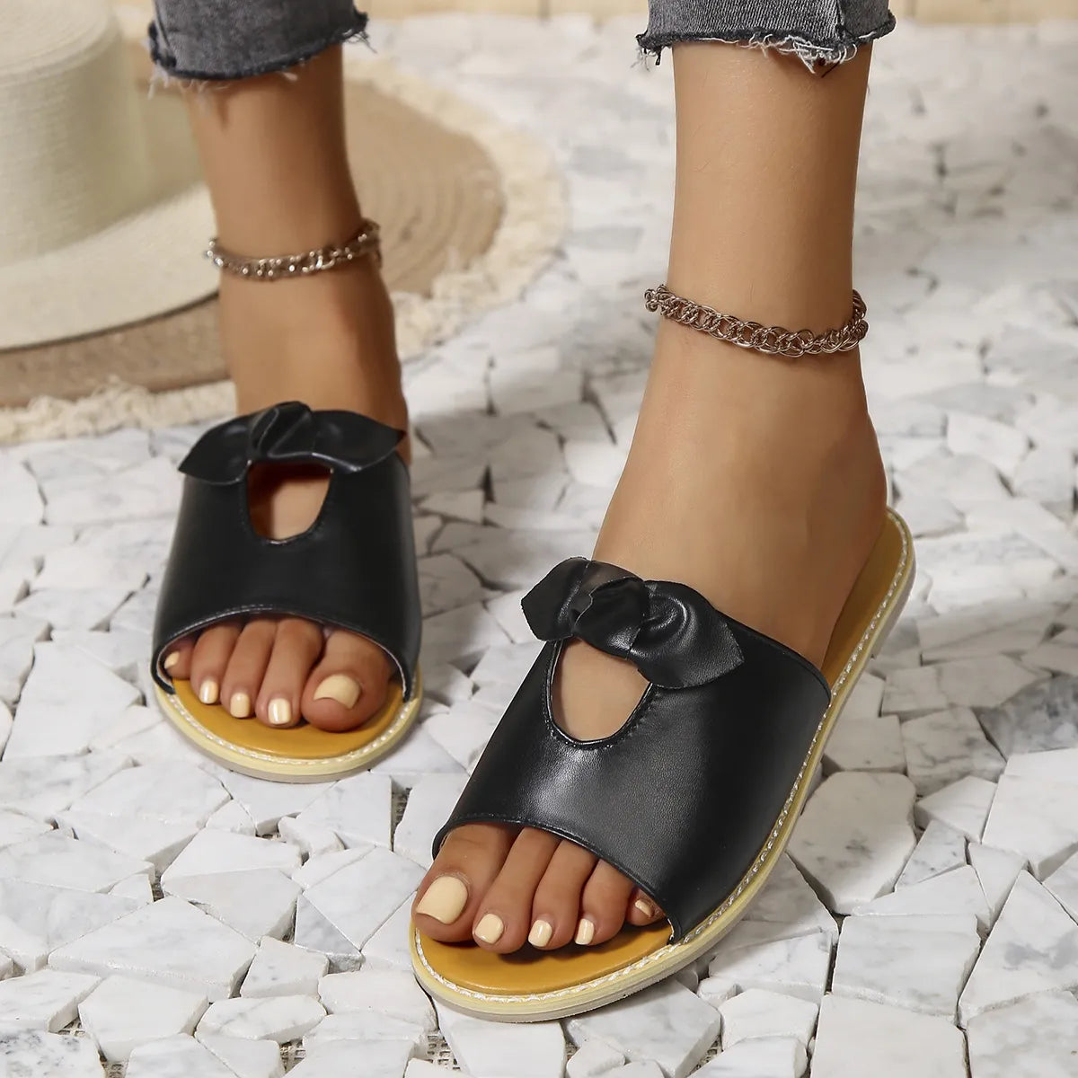 Mariella sandaler med cutout