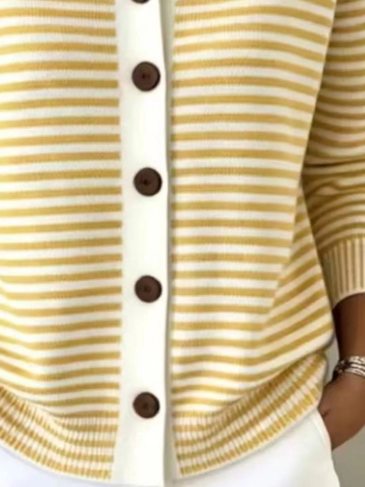 Aglaia randig cardigan
