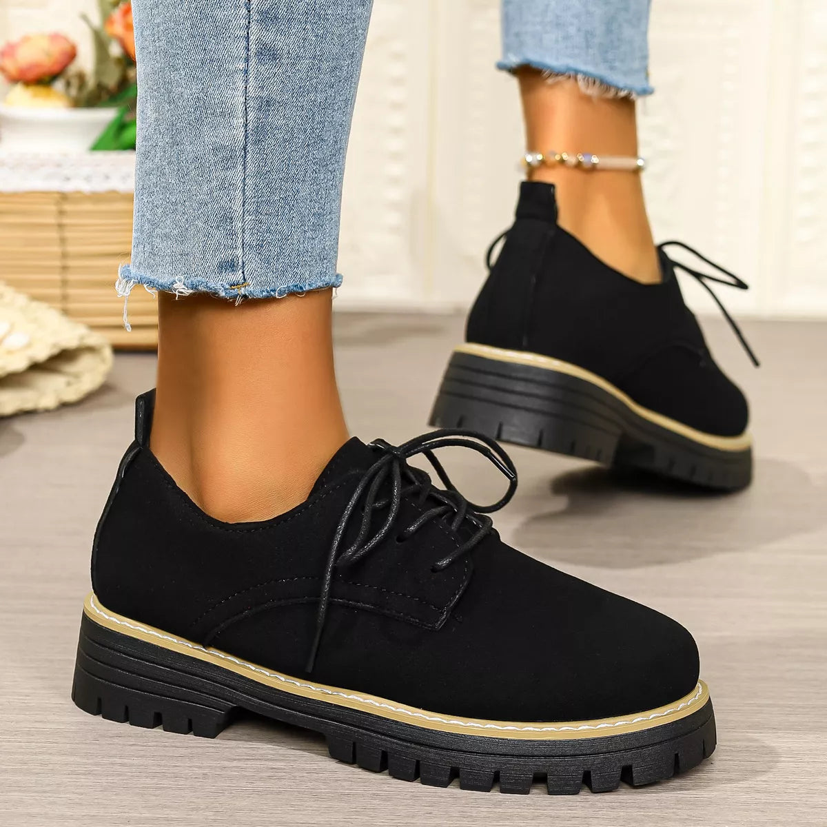 Florine loafers i mocka