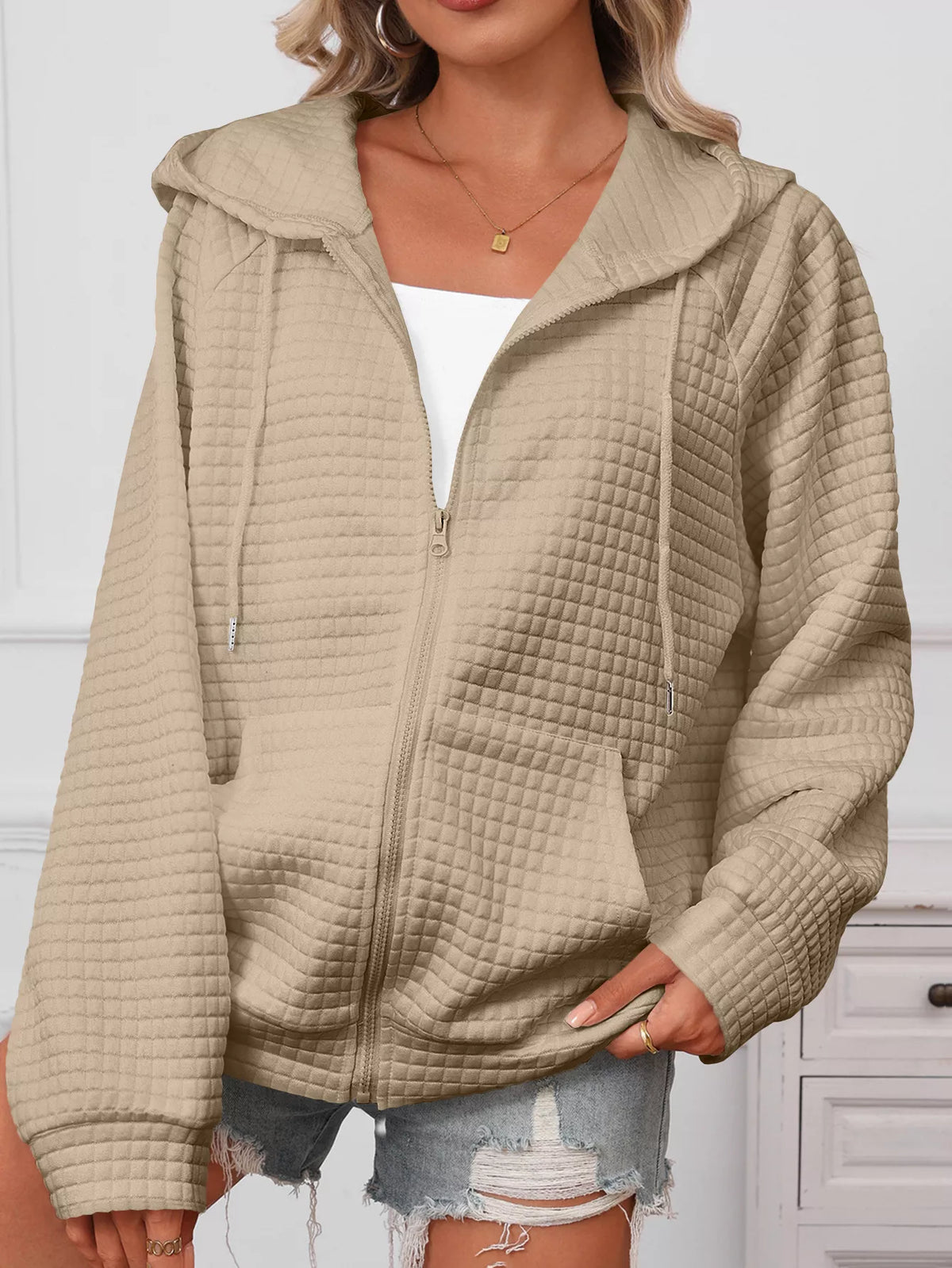 Nova quiltad hoodie