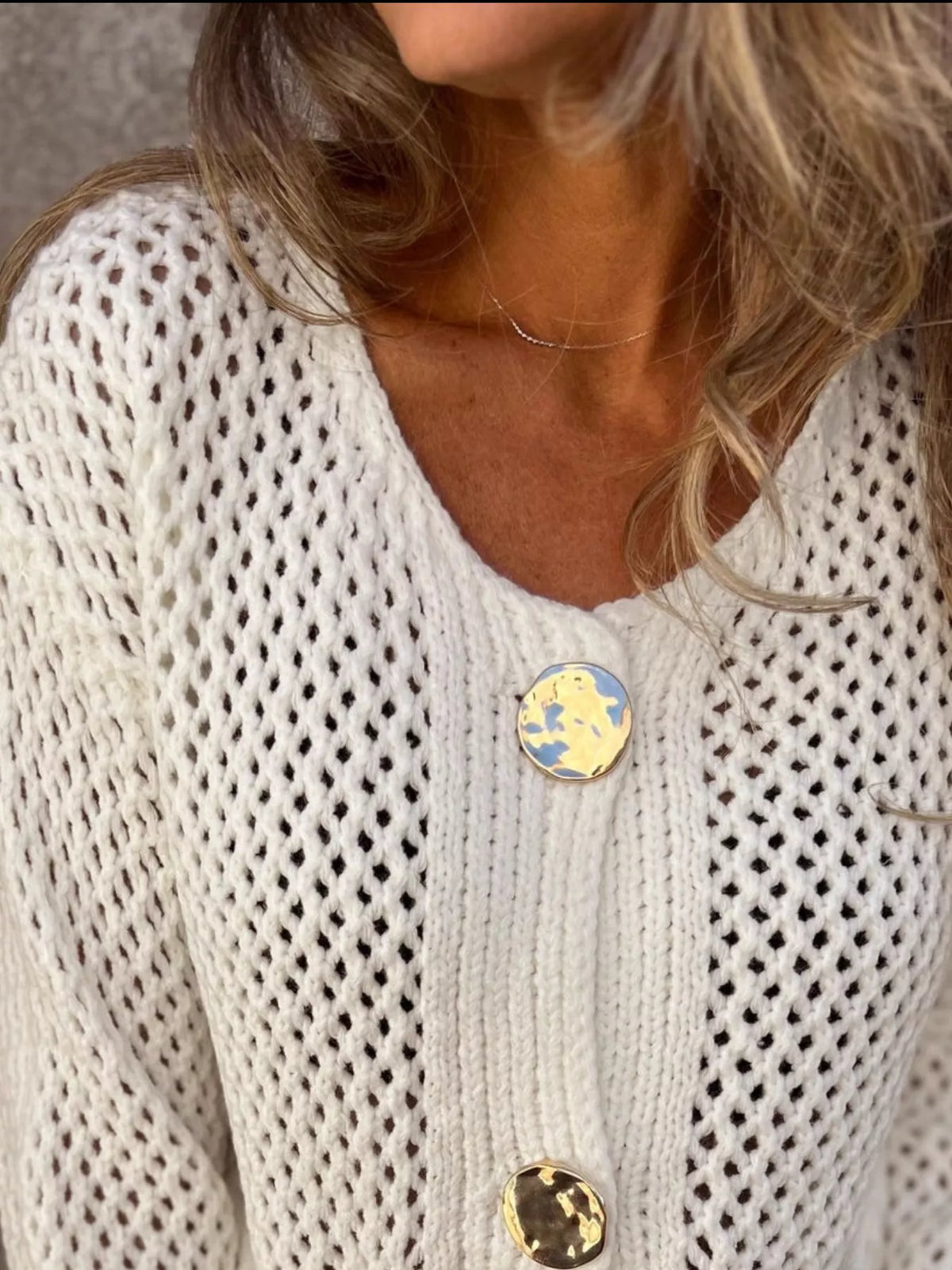 Verity virkad cardigan