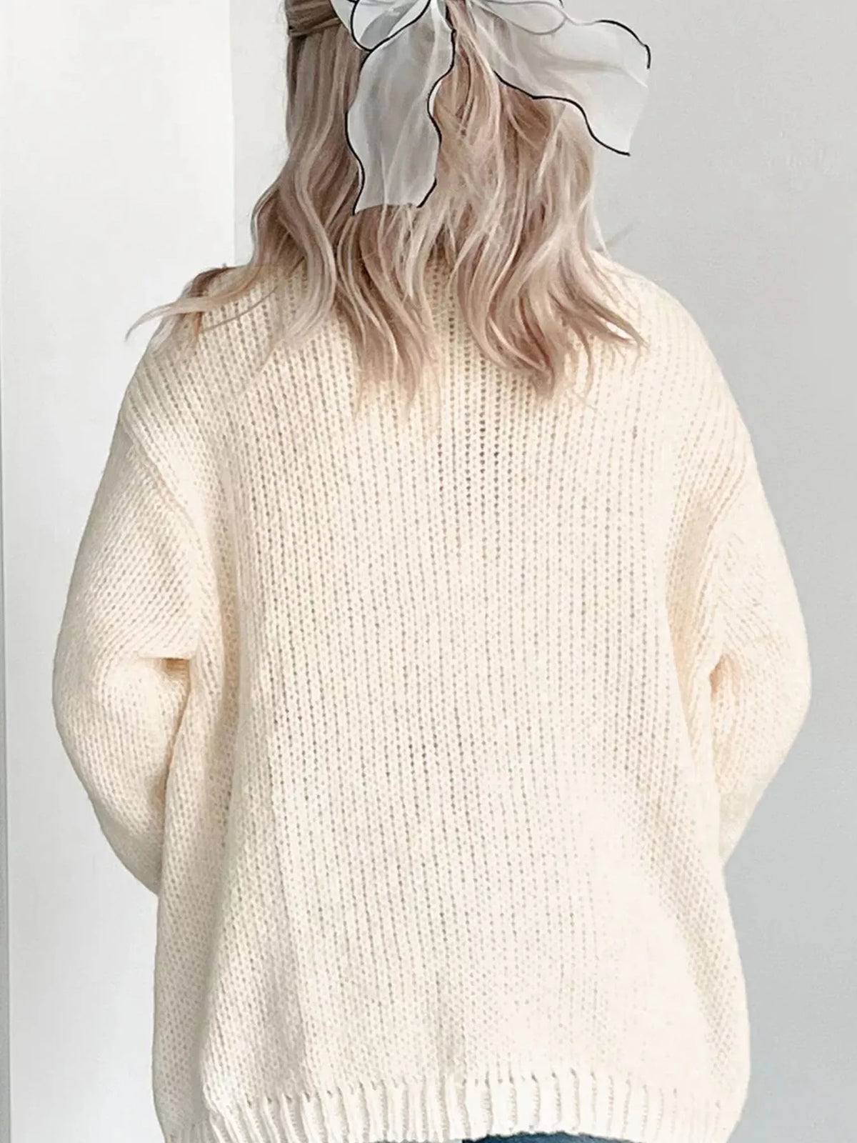 Sigvor cardigan med broderade pumpor